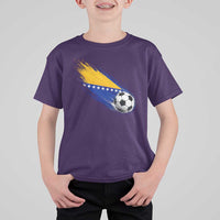 Bosnia and Herzegovina Soccer Lover Bosnian Flag T Shirt For Kid