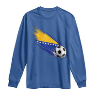 Bosnia and Herzegovina Soccer Lover Bosnian Flag Long Sleeve Shirt