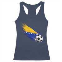 Bosnia and Herzegovina Soccer Lover Bosnian Flag Racerback Tank Top