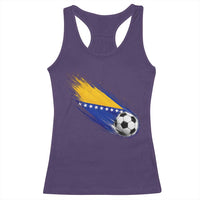 Bosnia and Herzegovina Soccer Lover Bosnian Flag Racerback Tank Top