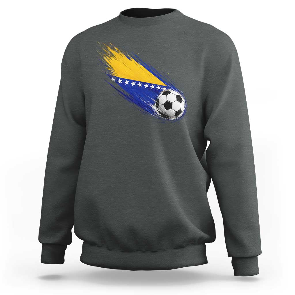 Bosnia and Herzegovina Soccer Lover Bosnian Flag Sweatshirt