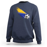 Bosnia and Herzegovina Soccer Lover Bosnian Flag Sweatshirt