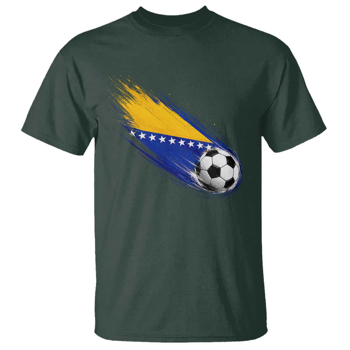 Bosnia and Herzegovina Soccer Lover Bosnian Flag T Shirt