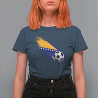 Bosnia and Herzegovina Soccer Lover Bosnian Flag T Shirt For Women