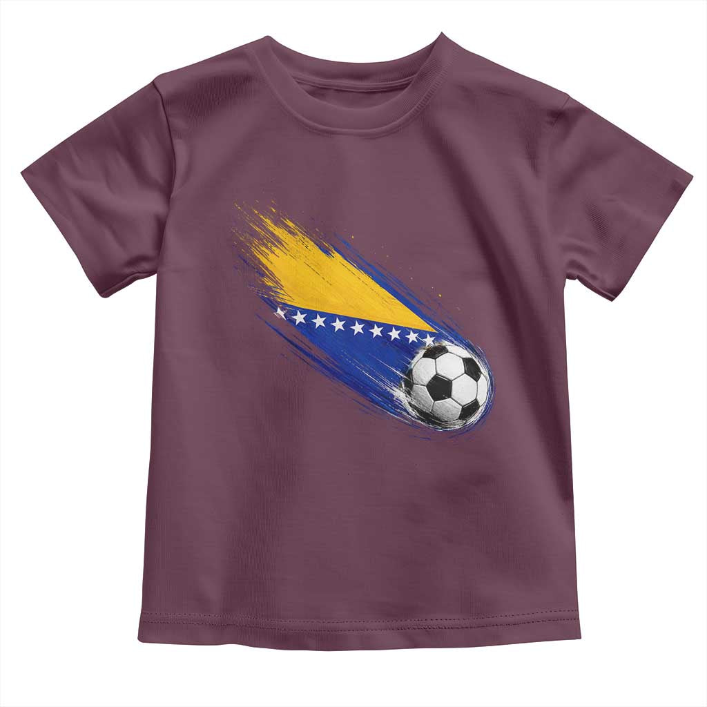 Bosnia and Herzegovina Soccer Lover Bosnian Flag Toddler T Shirt