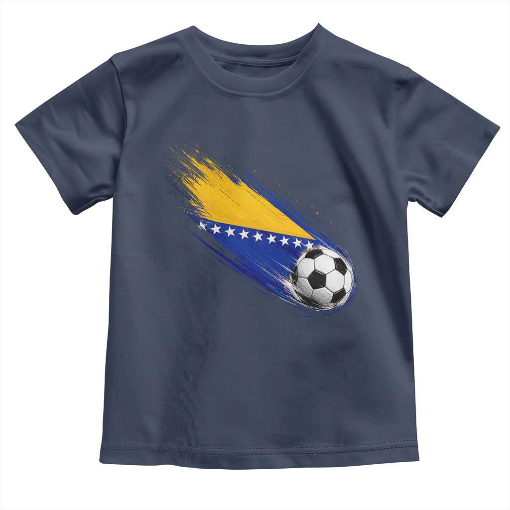 Bosnia and Herzegovina Soccer Lover Bosnian Flag Toddler T Shirt