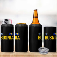 Bosnia and Herzegovina Pride 4 in 1 Can Cooler Tumbler BiH Bosnian Flag Souvenirs