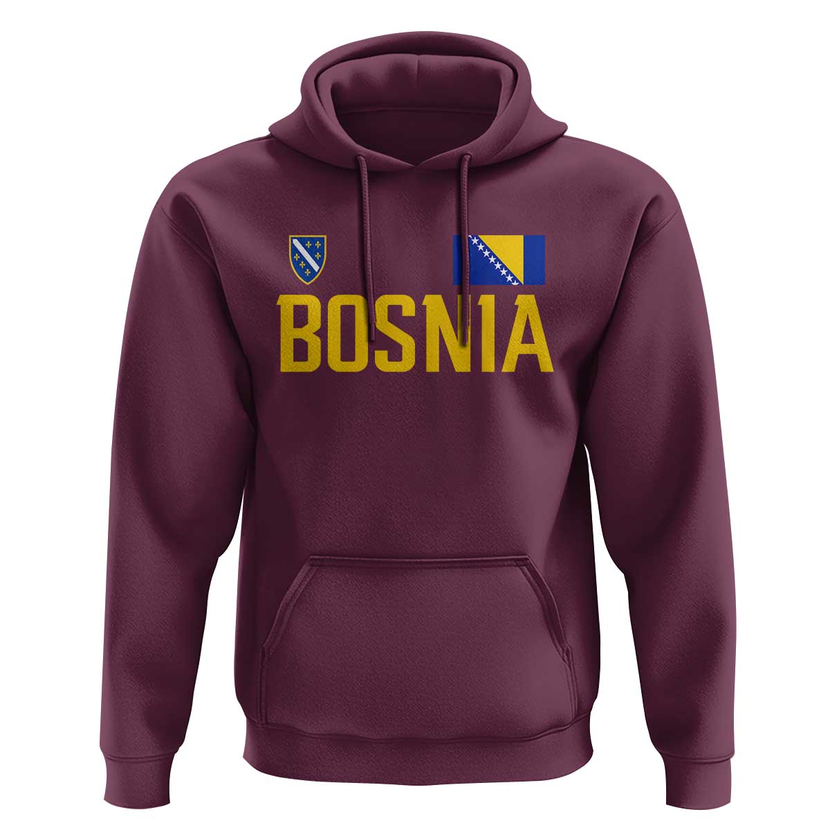 Bosnia and Herzegovina Pride Hoodie BiH Bosnian Flag Souvenirs