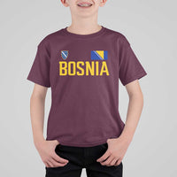 Bosnia and Herzegovina Pride T Shirt For Kid BiH Bosnian Flag Souvenirs