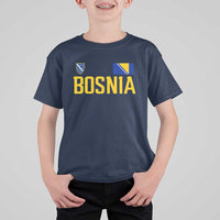 Bosnia and Herzegovina Pride T Shirt For Kid BiH Bosnian Flag Souvenirs
