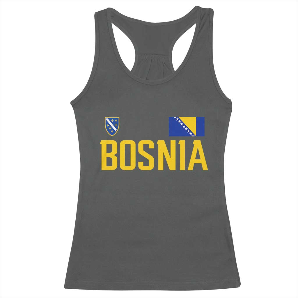 Bosnia and Herzegovina Pride Racerback Tank Top BiH Bosnian Flag Souvenirs