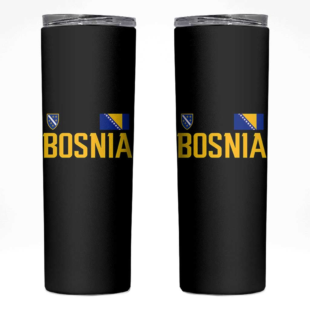 Bosnia and Herzegovina Pride Skinny Tumbler BiH Bosnian Flag Souvenirs
