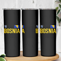 Bosnia and Herzegovina Pride Skinny Tumbler BiH Bosnian Flag Souvenirs