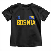 Bosnia and Herzegovina Pride Toddler T Shirt BiH Bosnian Flag Souvenirs