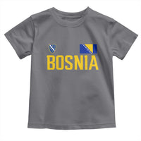 Bosnia and Herzegovina Pride Toddler T Shirt BiH Bosnian Flag Souvenirs