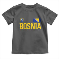 Bosnia and Herzegovina Pride Toddler T Shirt BiH Bosnian Flag Souvenirs