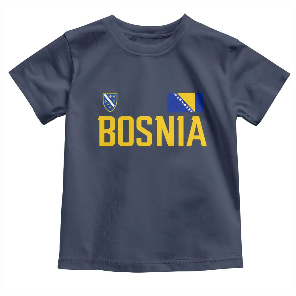 Bosnia and Herzegovina Pride Toddler T Shirt BiH Bosnian Flag Souvenirs