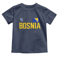 Bosnia and Herzegovina Pride Toddler T Shirt BiH Bosnian Flag Souvenirs