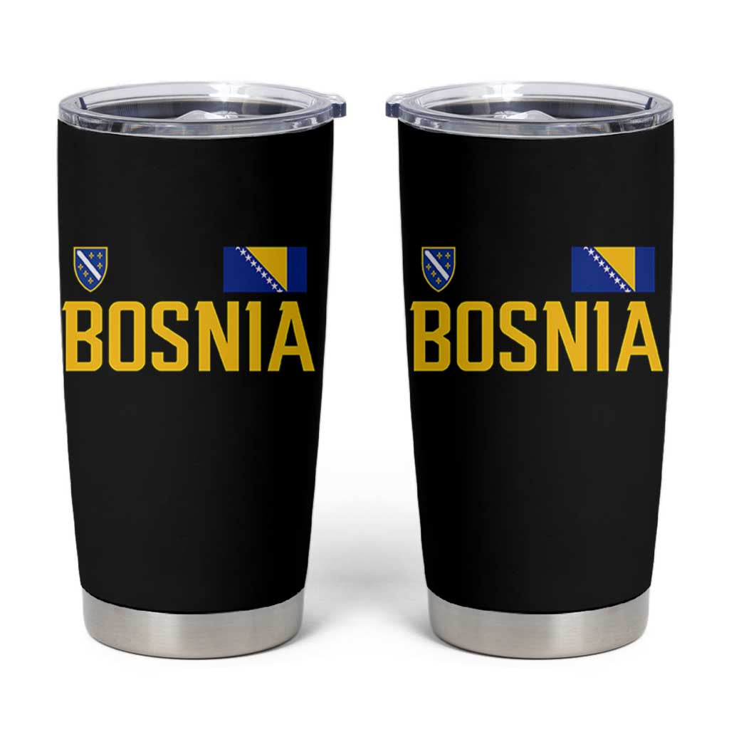 Bosnia and Herzegovina Pride Tumbler Cup BiH Bosnian Flag Souvenirs