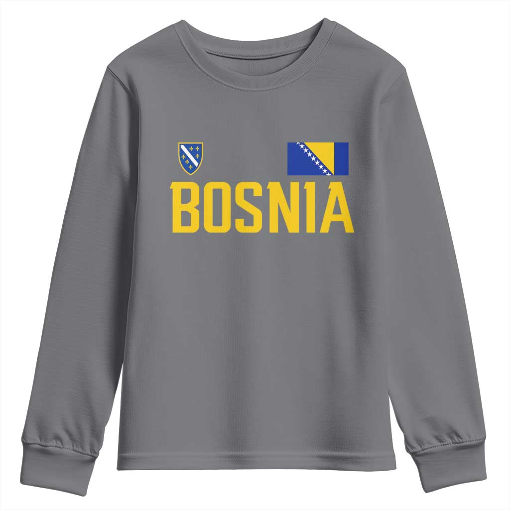 Bosnia and Herzegovina Pride Youth Sweatshirt BiH Bosnian Flag Souvenirs
