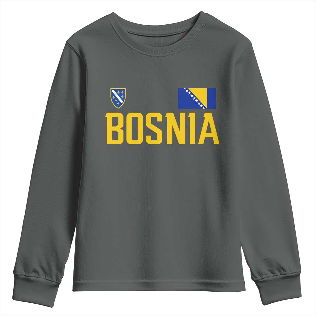 Bosnia and Herzegovina Pride Youth Sweatshirt BiH Bosnian Flag Souvenirs