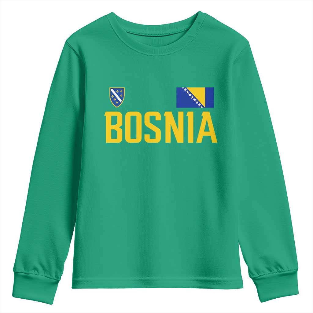 Bosnia and Herzegovina Pride Youth Sweatshirt BiH Bosnian Flag Souvenirs