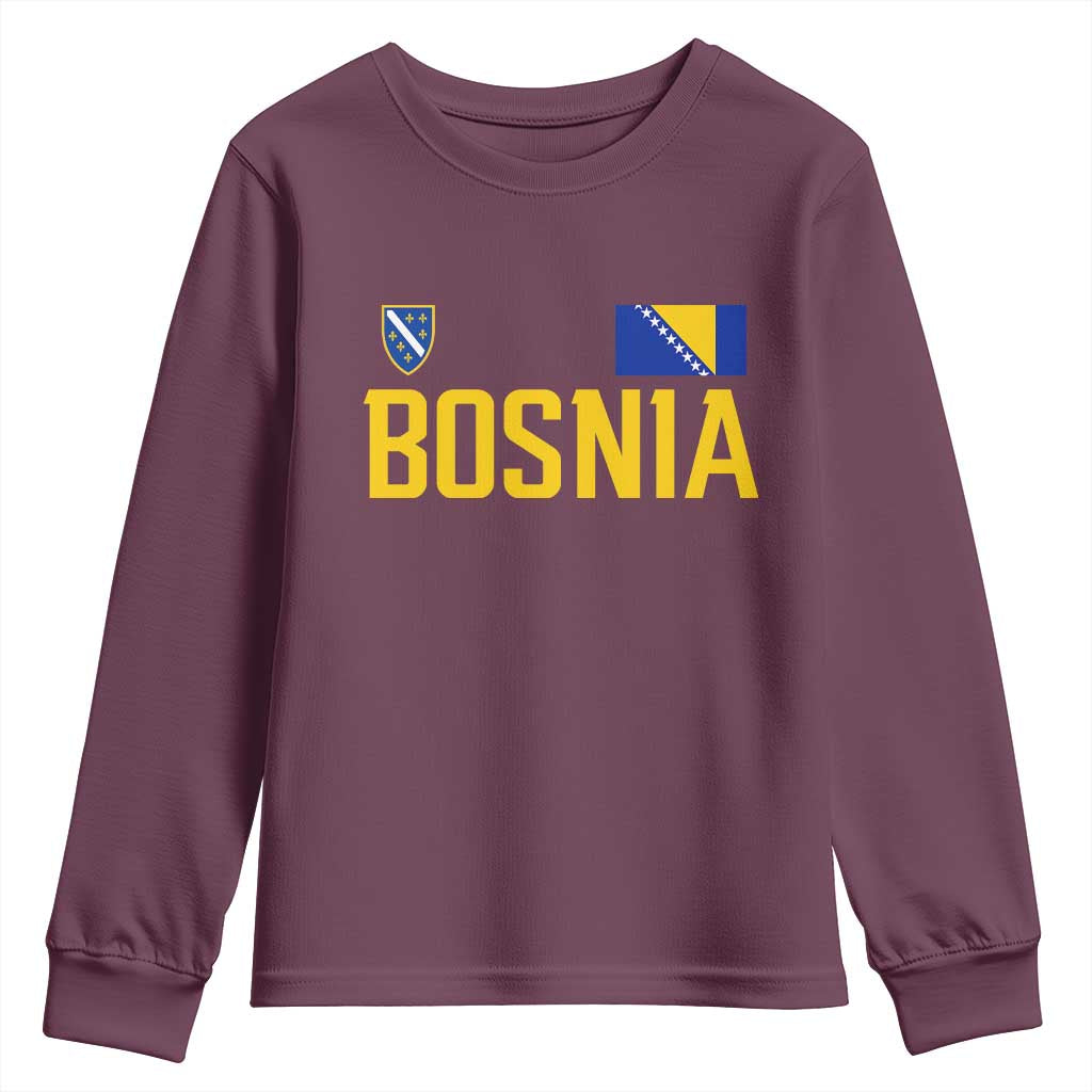 Bosnia and Herzegovina Pride Youth Sweatshirt BiH Bosnian Flag Souvenirs