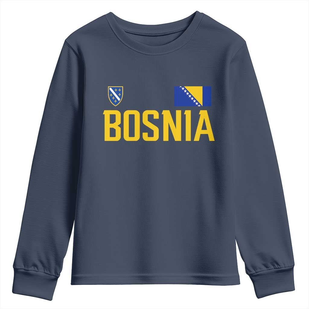 Bosnia and Herzegovina Pride Youth Sweatshirt BiH Bosnian Flag Souvenirs