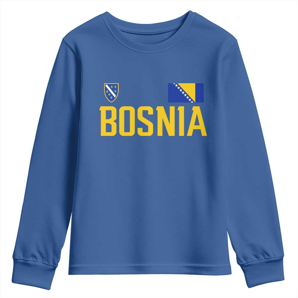 Bosnia and Herzegovina Pride Youth Sweatshirt BiH Bosnian Flag Souvenirs