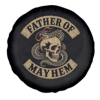 Father Of Mayhem Spare Tire Cover Dad Snake Skull Fathers Day