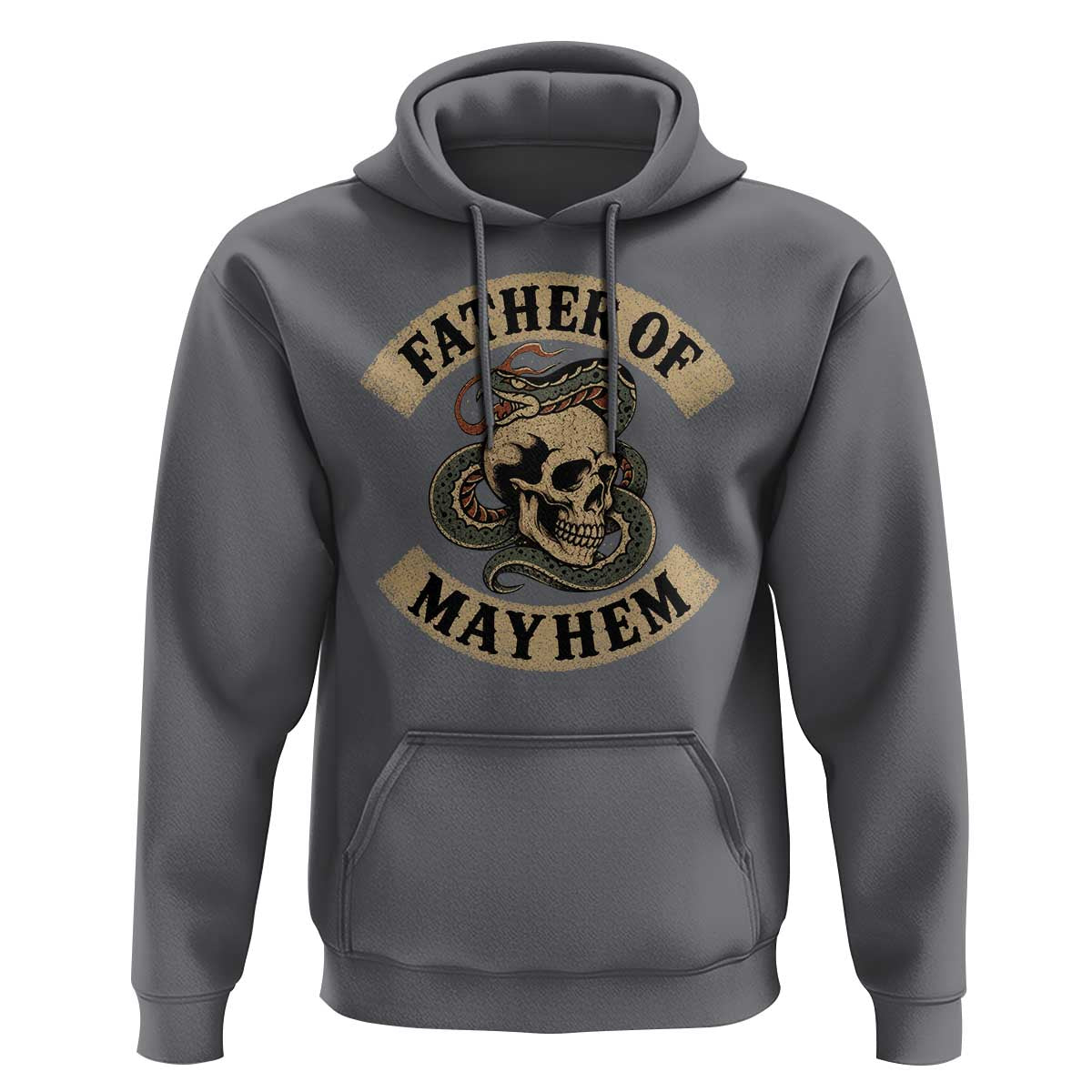 Father Of Mayhem Hoodie Dad Snake Skull Fathers Day