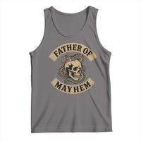 Father Of Mayhem Tank Top Dad Snake Skull Fathers Day