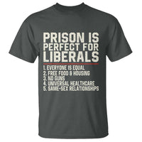 Prison Is Perfect For Liberals T Shirt Funny Anti Liberal Political Quote