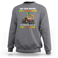 Back To School Sweatshirt Rev Your Engines Shift Your Gear I'm Crashin' Into My Pre - K Year - Wonder Print Shop
