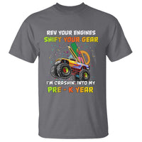 Back To School T Shirt Rev Your Engines Shift Your Gear I'm Crashin' Into My Pre - K Year - Wonder Print Shop