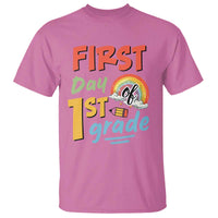 Back To School T Shirt First Day Of 1st Grade Rainbow - Wonder Print Shop