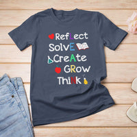 Back To School T Shirt For Women Learn Motivation Quote Apple Book - Wonder Print Shop
