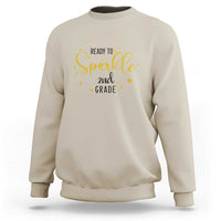 Back To School Sweatshirt Ready To Sparkle 2nd Grade Star Heart - Wonder Print Shop