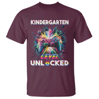Kindergarten Level Unlocked T Shirt Back To School Game Console - Wonder Print Shop