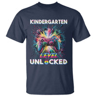 Kindergarten Level Unlocked T Shirt Back To School Game Console - Wonder Print Shop
