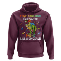 Back To School Hoodie Stomp Chomp Rawr I'm Crushing Pre-K Like A Dinosaur - Wonder Print Shop