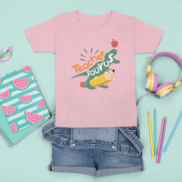 Teacher Saurus T Shirt For Kid Back To School Dinosaur Pencil - Wonder Print Shop