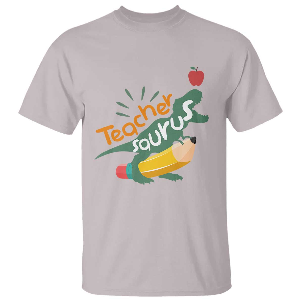 Teacher Saurus T Shirt Back To School Dinosaur Pencil - Wonder Print Shop
