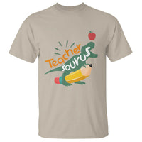 Teacher Saurus T Shirt Back To School Dinosaur Pencil - Wonder Print Shop
