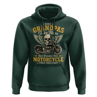Some Grandpas Take Naps Real Grandpas Ride Motorcycle Then Take Nap Hoodie Funny Grandpa Biker