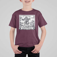 Heated Chivalry Medieval Knights Kissing LGBT Pride T Shirt For Kid
