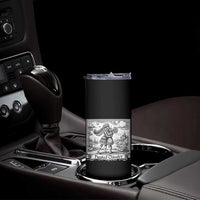 Heated Chivalry Medieval Knights Kissing LGBT Pride Skinny Tumbler
