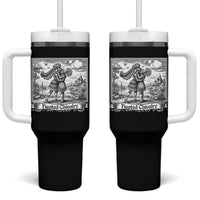 Heated Chivalry Medieval Knights Kissing LGBT Pride Tumbler With Handle