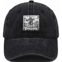 Heated Chivalry Medieval Knights Kissing LGBT Pride Washed Cotton Baseball Cap