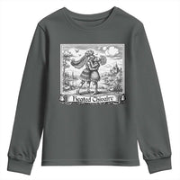 Heated Chivalry Medieval Knights Kissing LGBT Pride Youth Sweatshirt